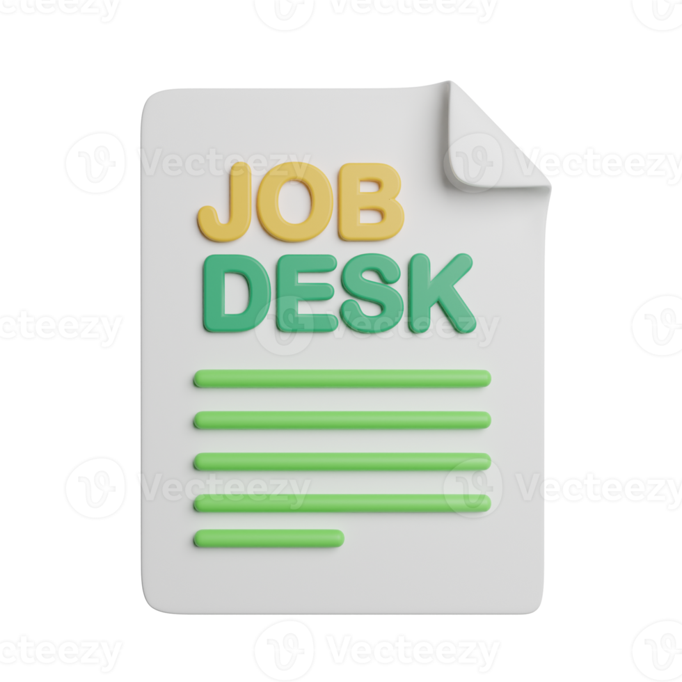 Job Desk Work Job png