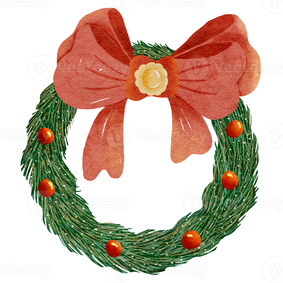 Wreath Watercolor Illustration png