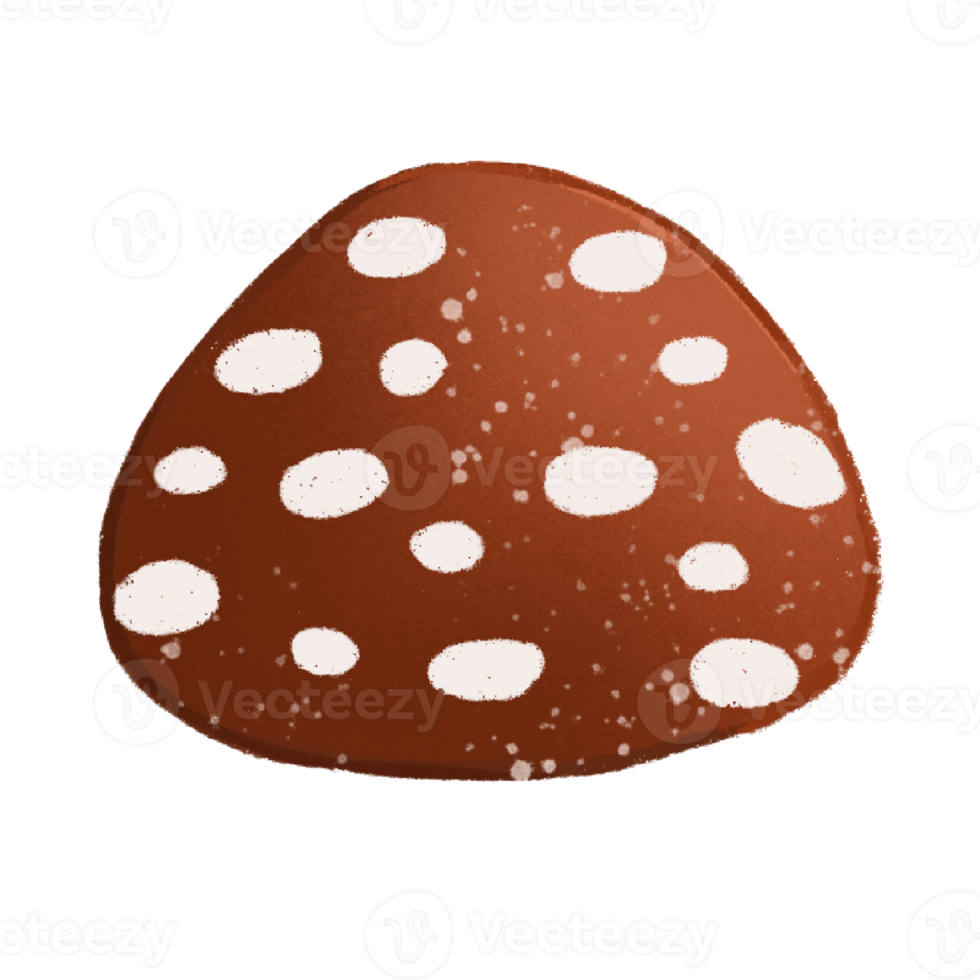 ilustração de giz de cera de cogumelo png