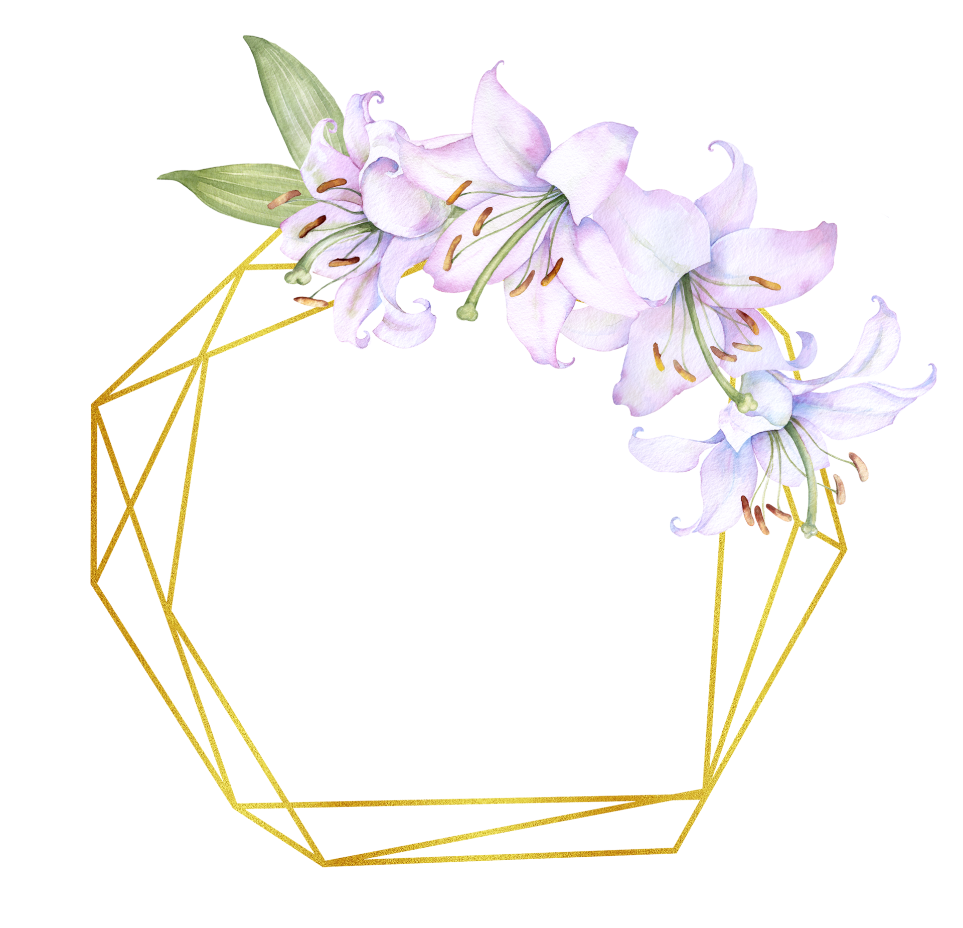 Metal Frame With Squre Pattern