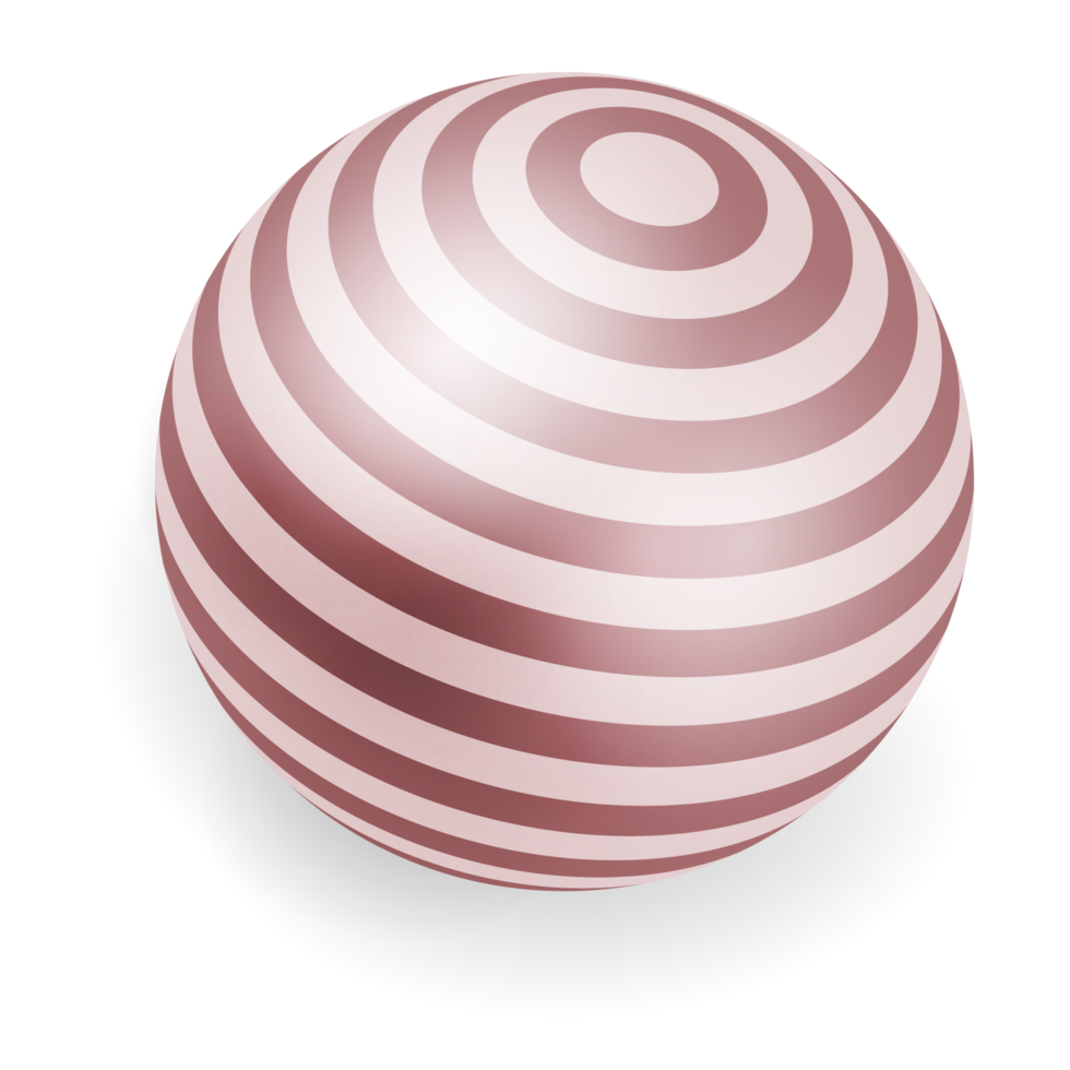 Christmas Ball with Xmas Print and Patterns. png