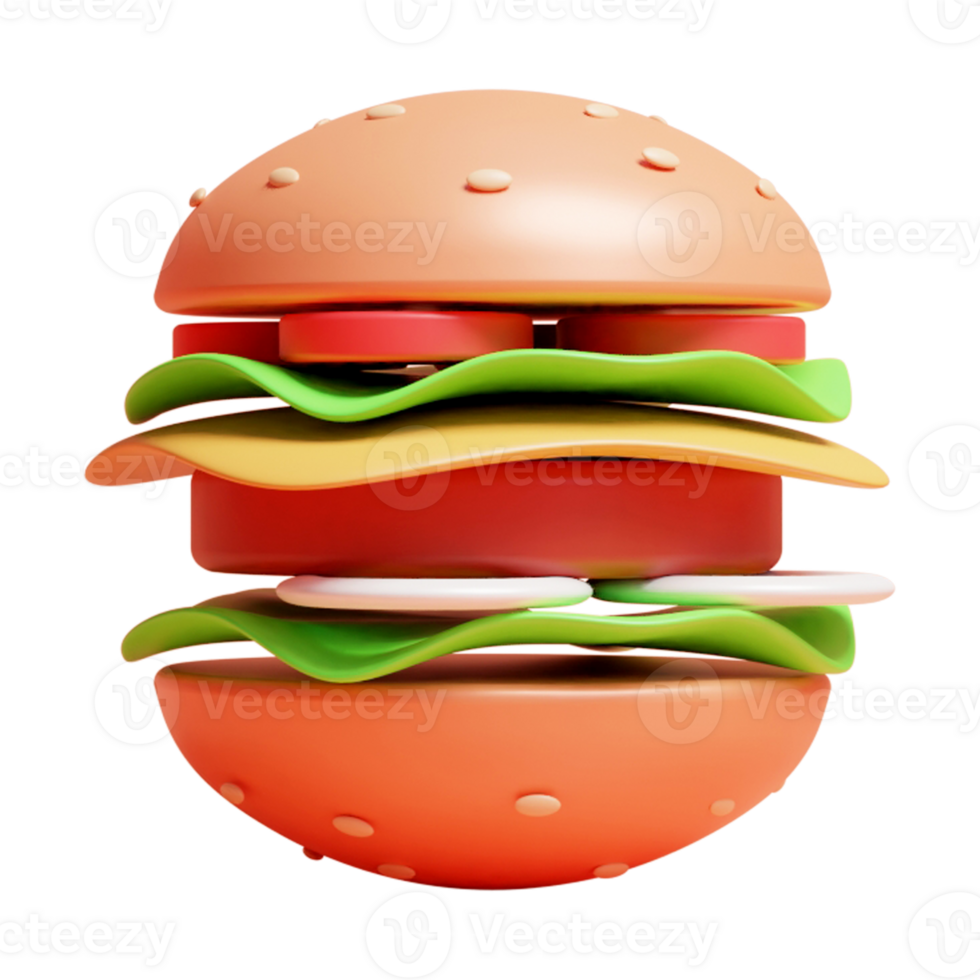banner de comida rápida con hamburguesa o banner de encabezado web de comida rápida 3d o banner de sitio web de comida 3d png