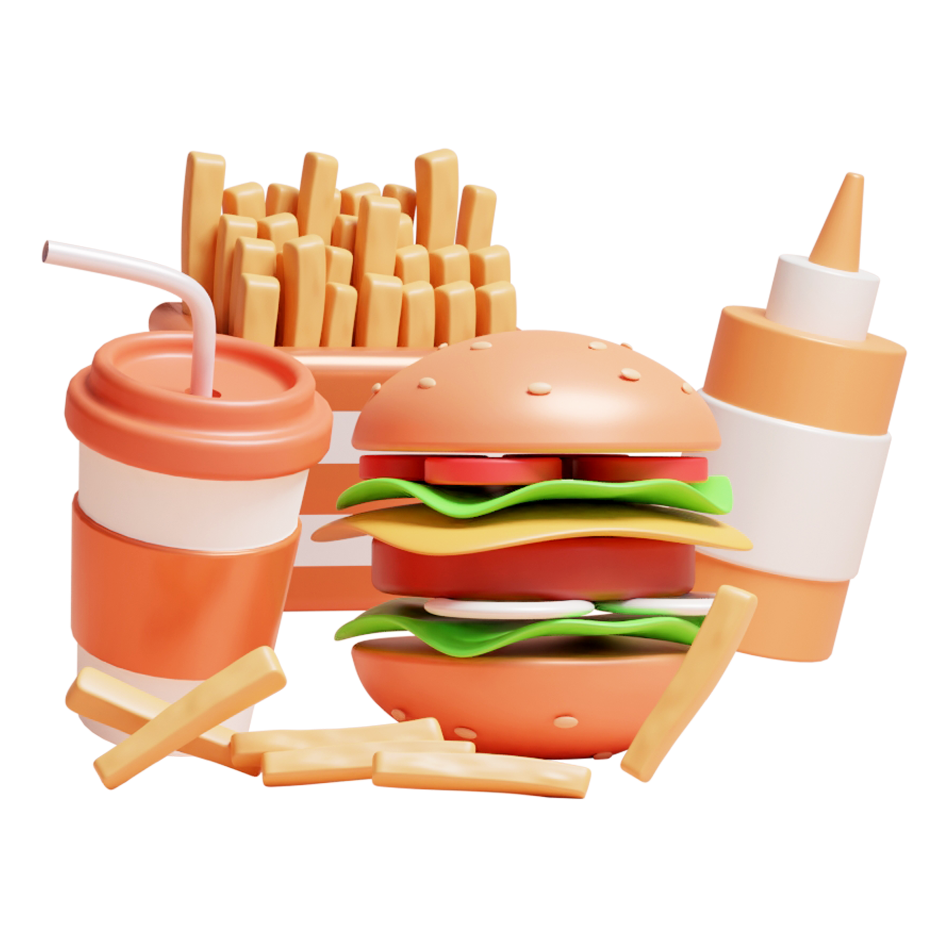 Free 3d fast food banner or 3d food web banner template or website fast food  banner 13166594 PNG with Transparent Background