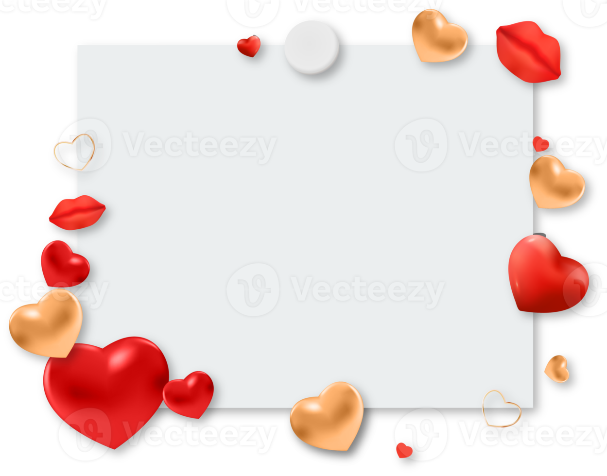 Empty Frame for Valentine's Day. png