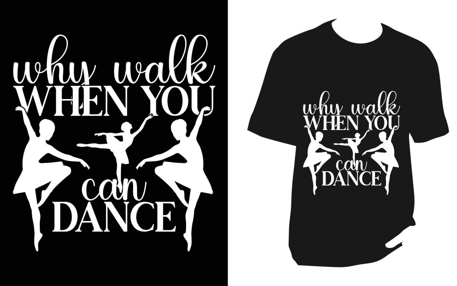 diseño de camiseta de bailarina vector