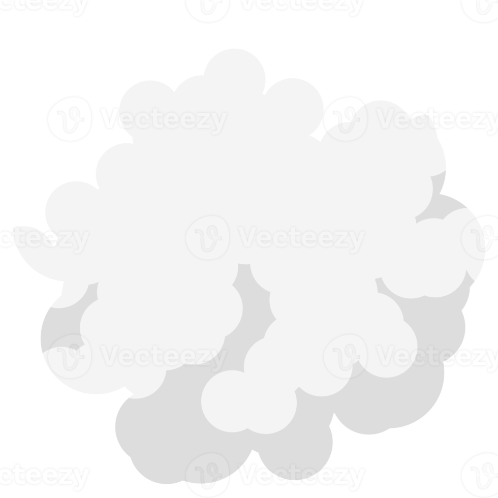 illustration de nuage de dessin animé png