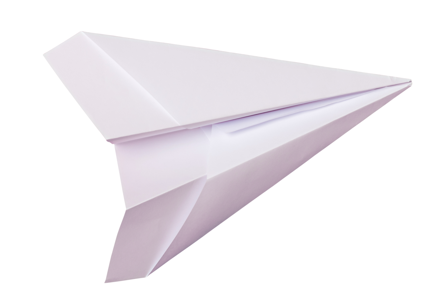 avion en papier isolé png