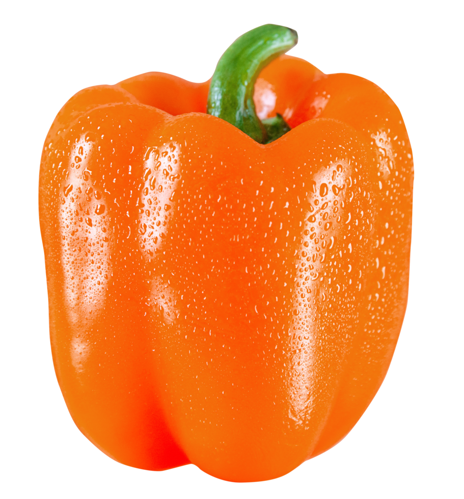 orange bell pepper png