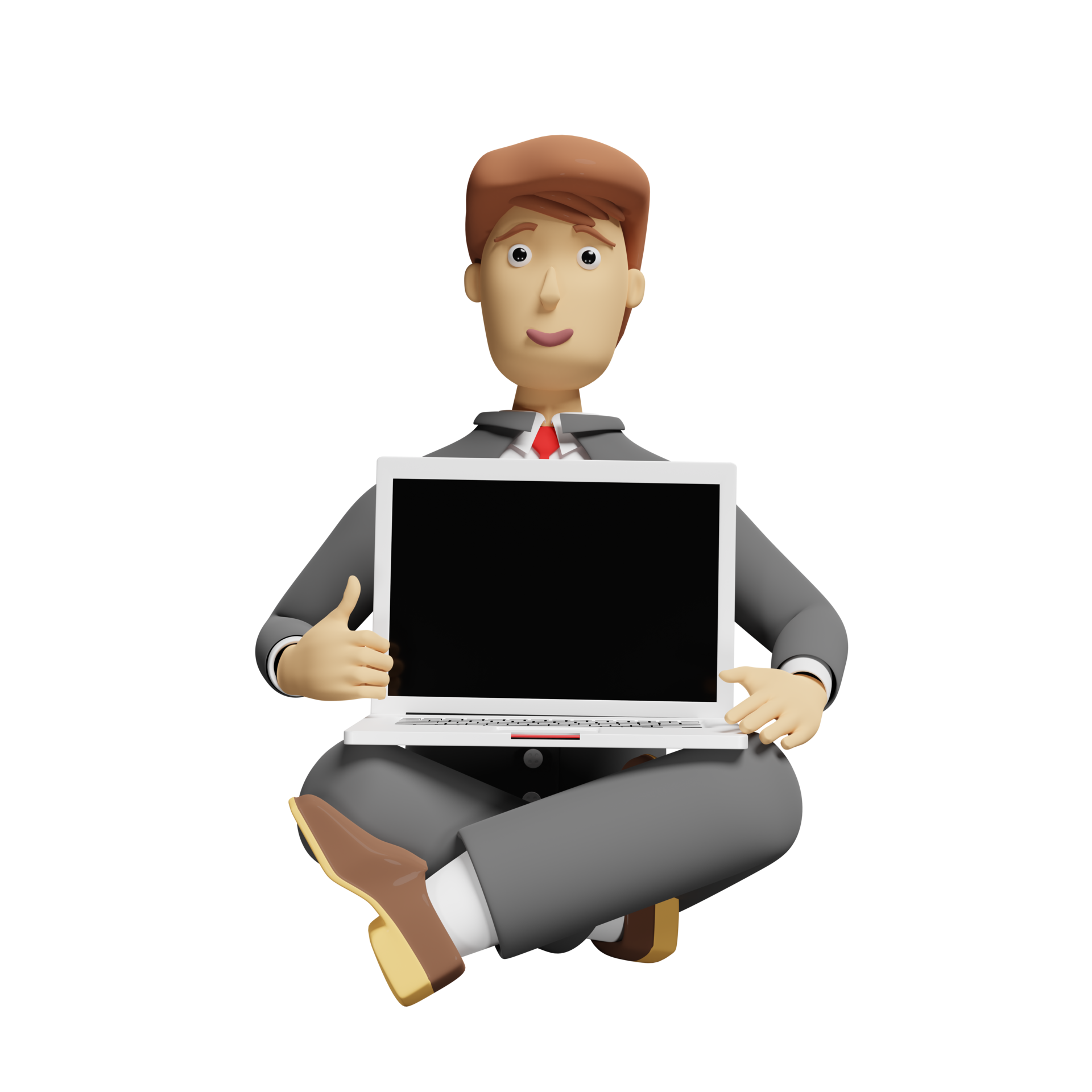 Free cartoon character businessman sitting with computer laptop isolated. 3d illustration or 3d render 13167660 PNG with Transparent Background Free cartoon character businessman sitting with computer laptop isolated. 3d illustration or 3d render 13167660 PNG with Transparent Background