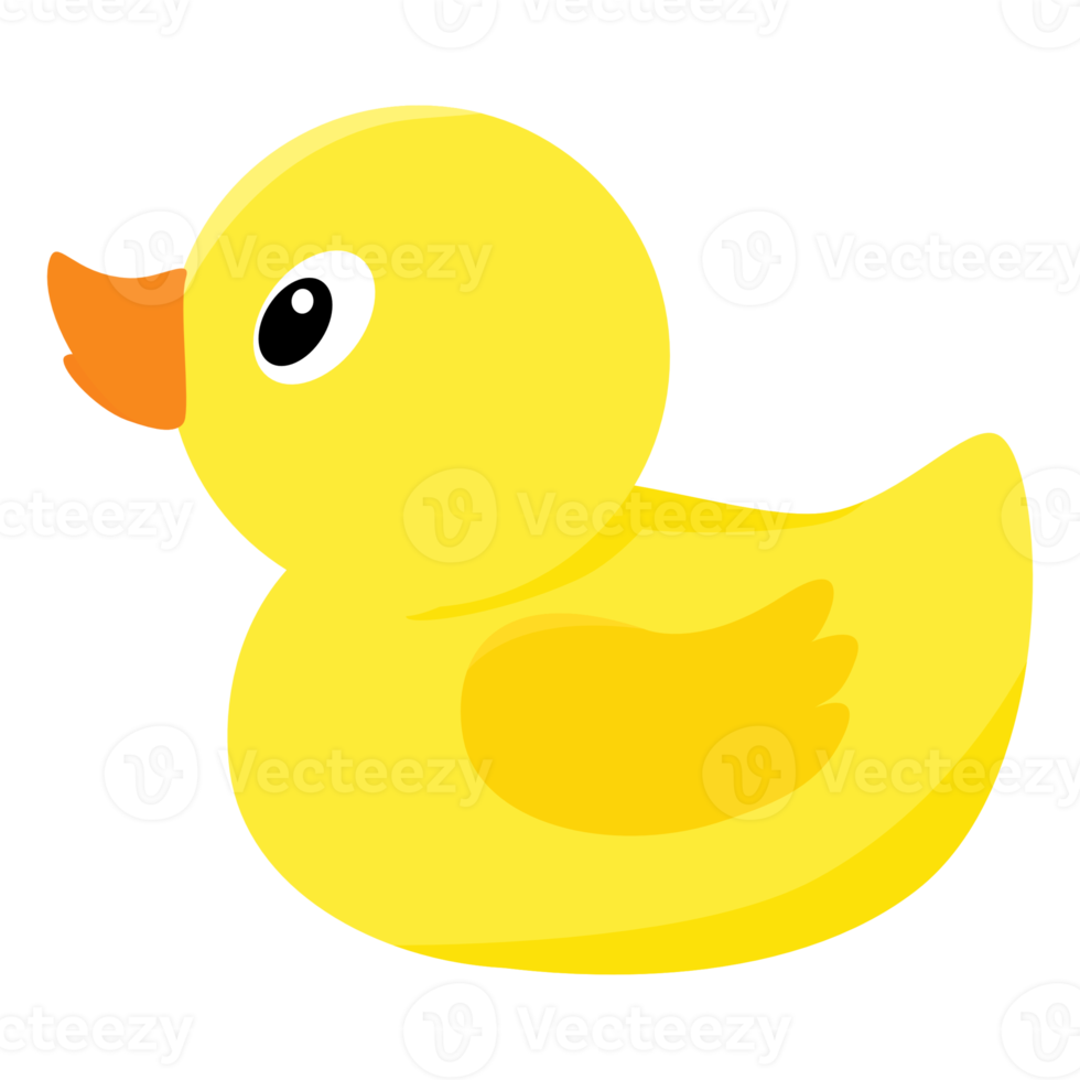 Yellow rubber duck png