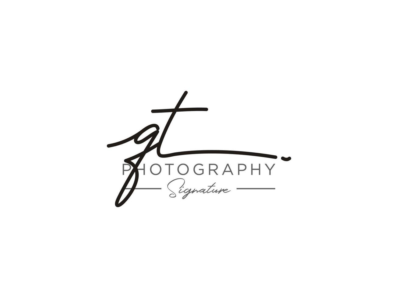 Letter QT Signature Logo Template Vector