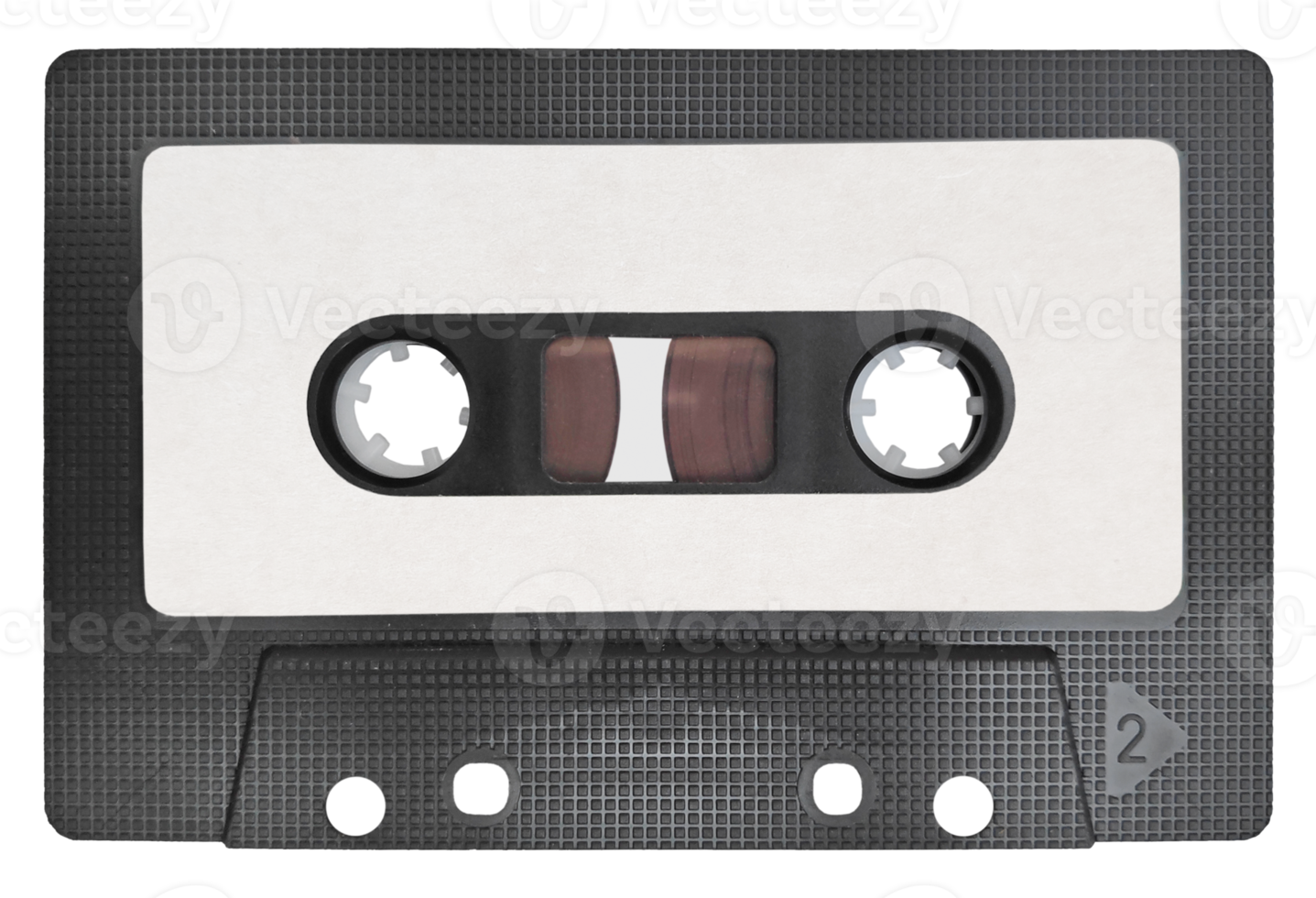 cassette plakband geïsoleerd Aan een transparant achtergrond png