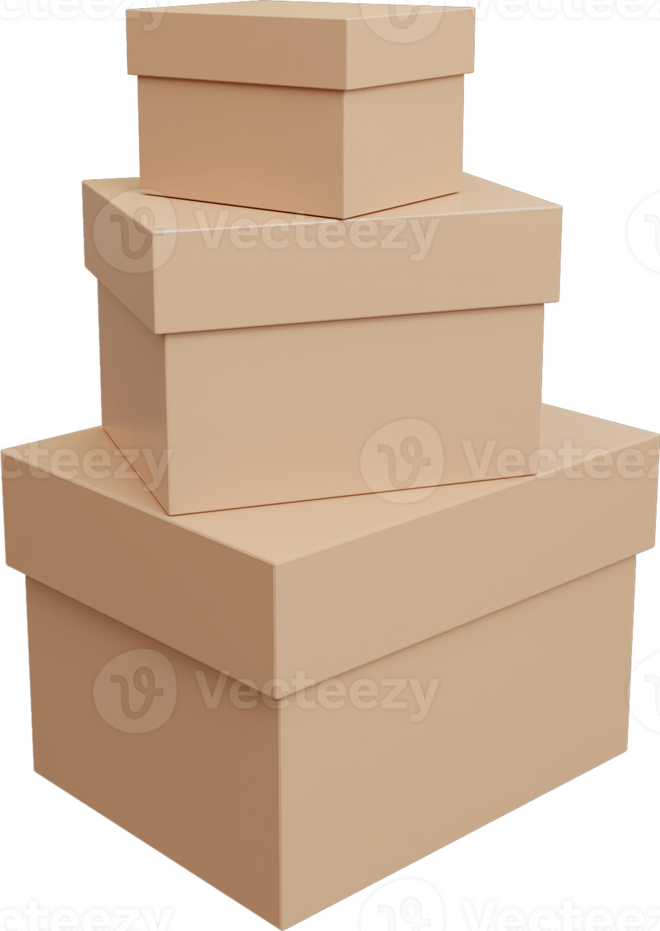craft box 3d , cardboard boxes 3d 13167947 PNG