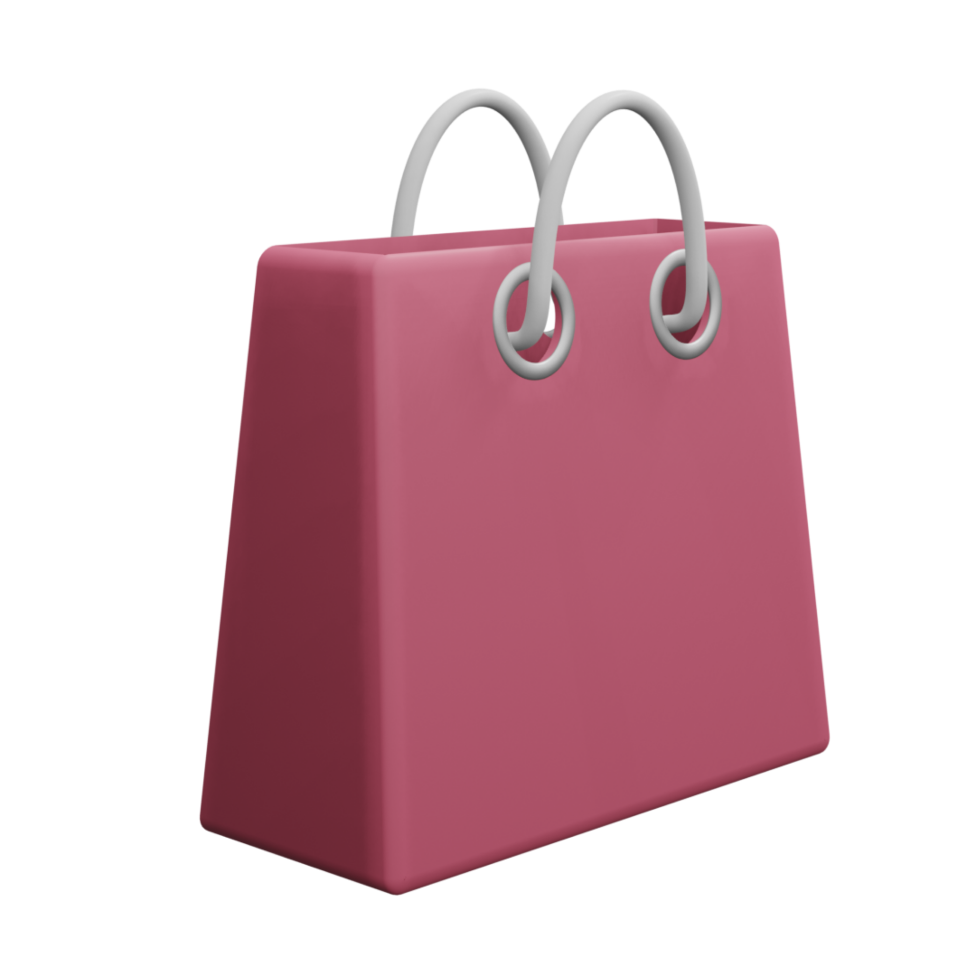 3D shopping bag icon with transparent background, perfect for template  design, UI or UX and more. 18922019 PNG