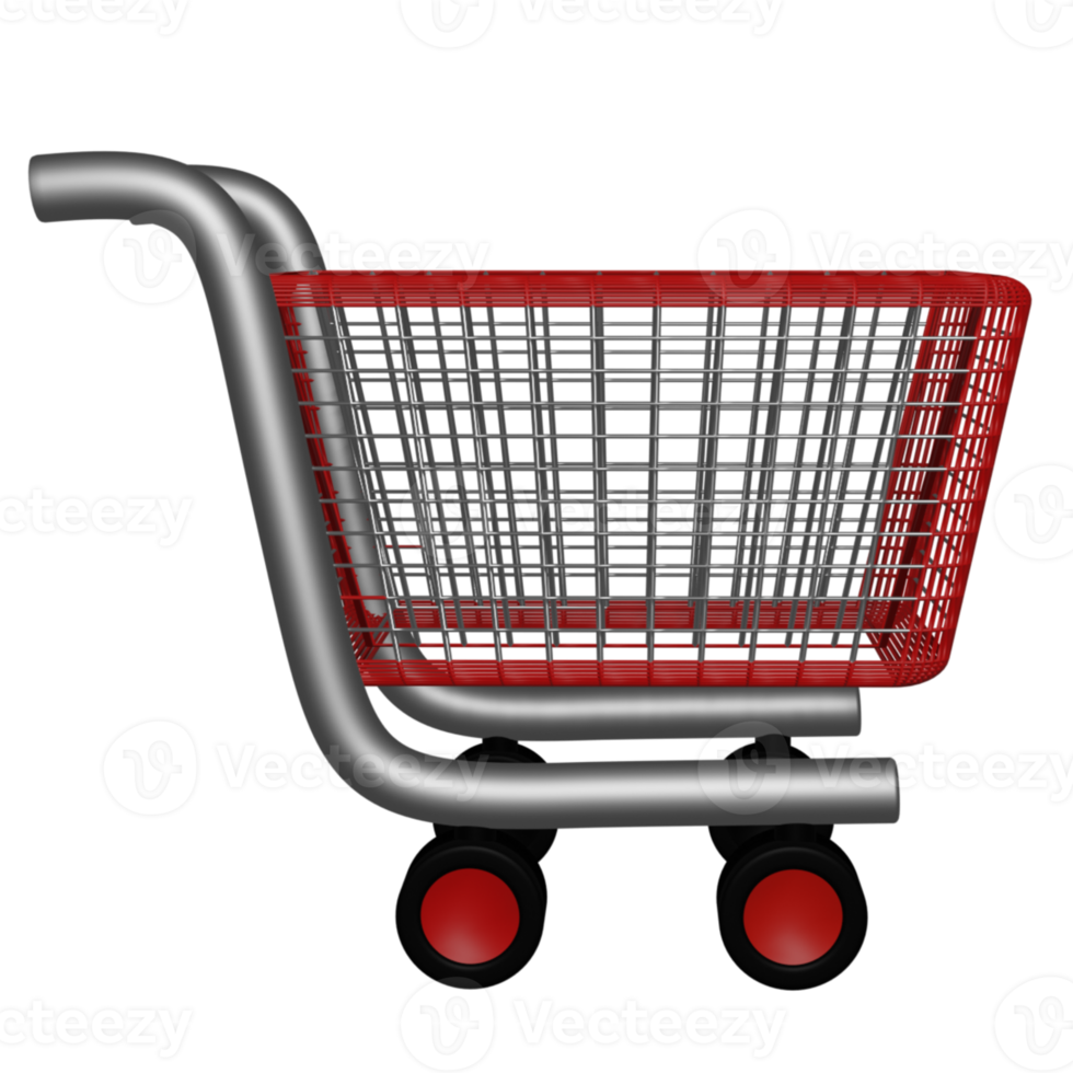 3D Shopping Cart Icons , Perfect to use as an additional element in your designs png