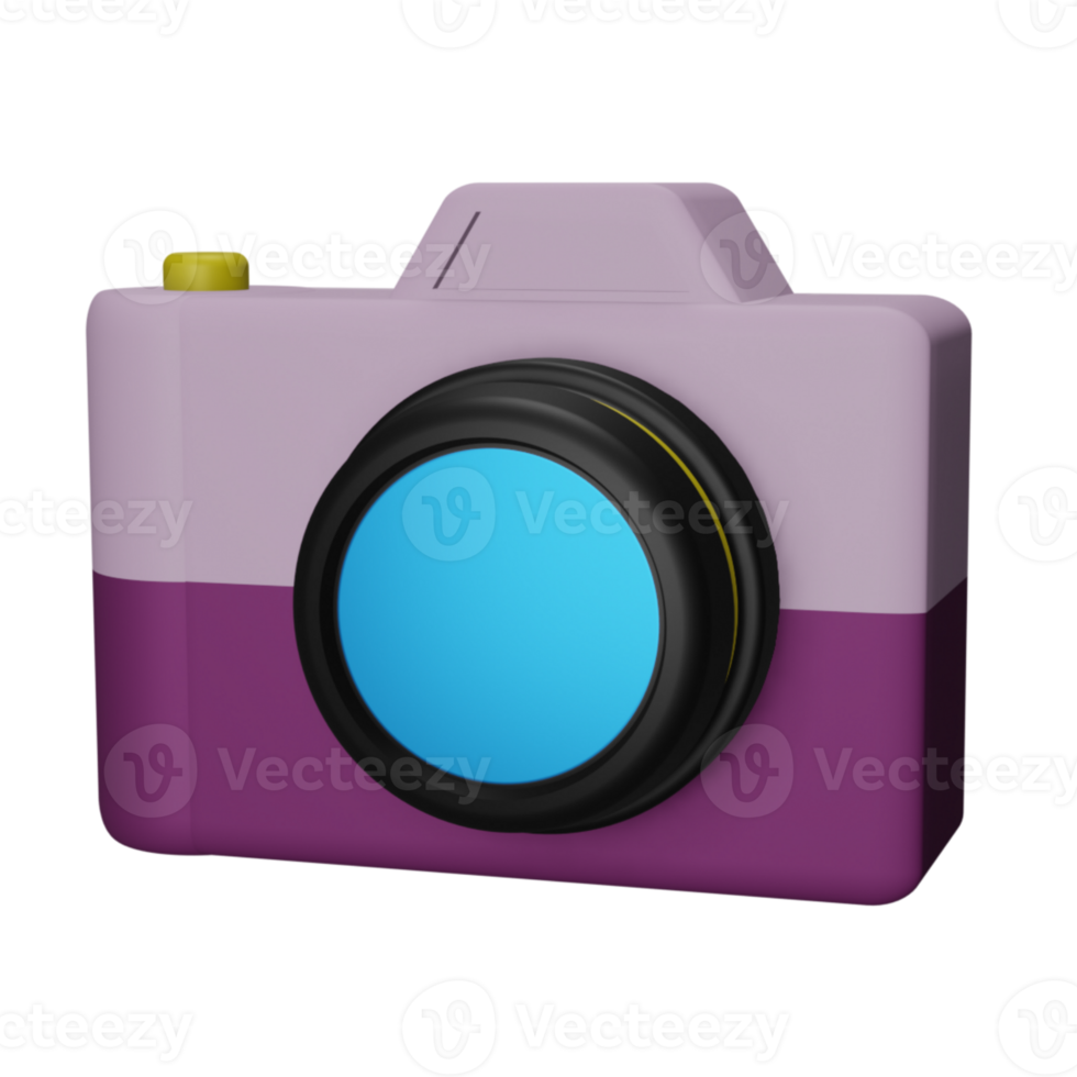 3D Camera Icon, perfect to use as an additional element in your design png