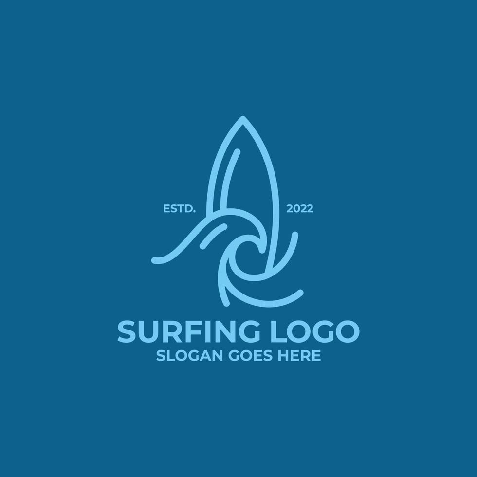 vector logo de surf