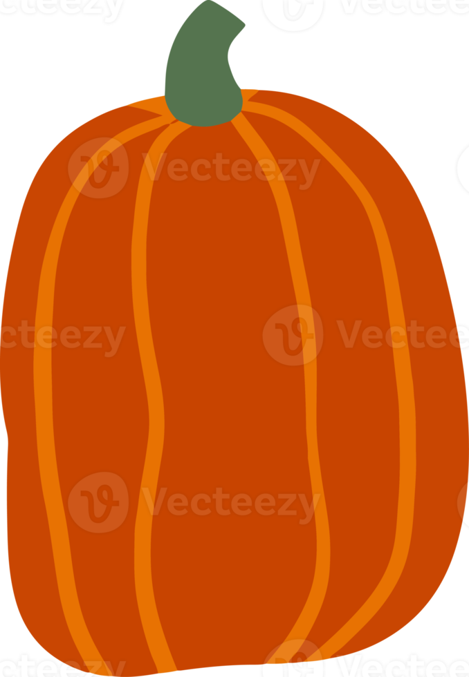 illustration de citrouille mignonne pour élément de conception png