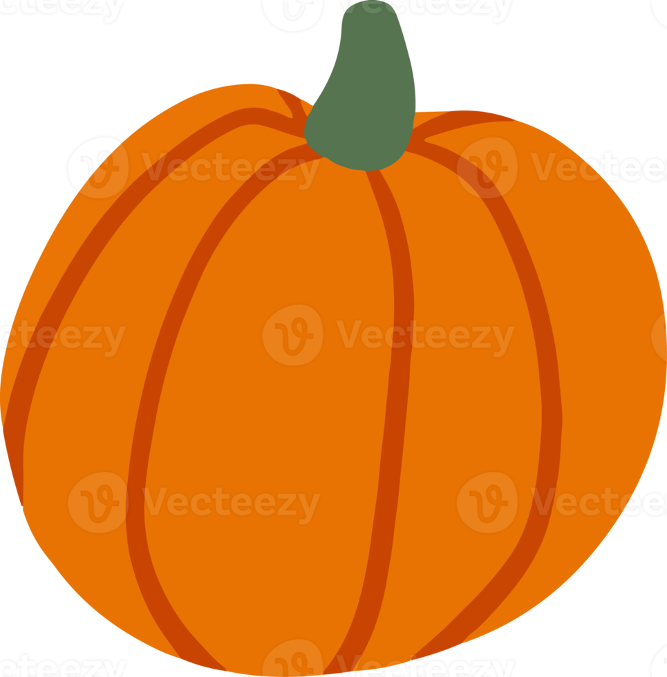 söt pumpa illustration för design element png