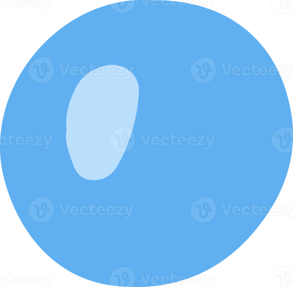 Cute bubble Illustration for design element png
