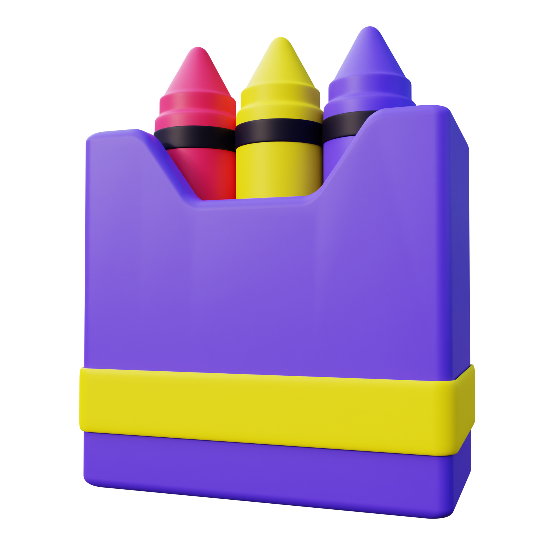 3D Crayon Illustration 13168992 PNG