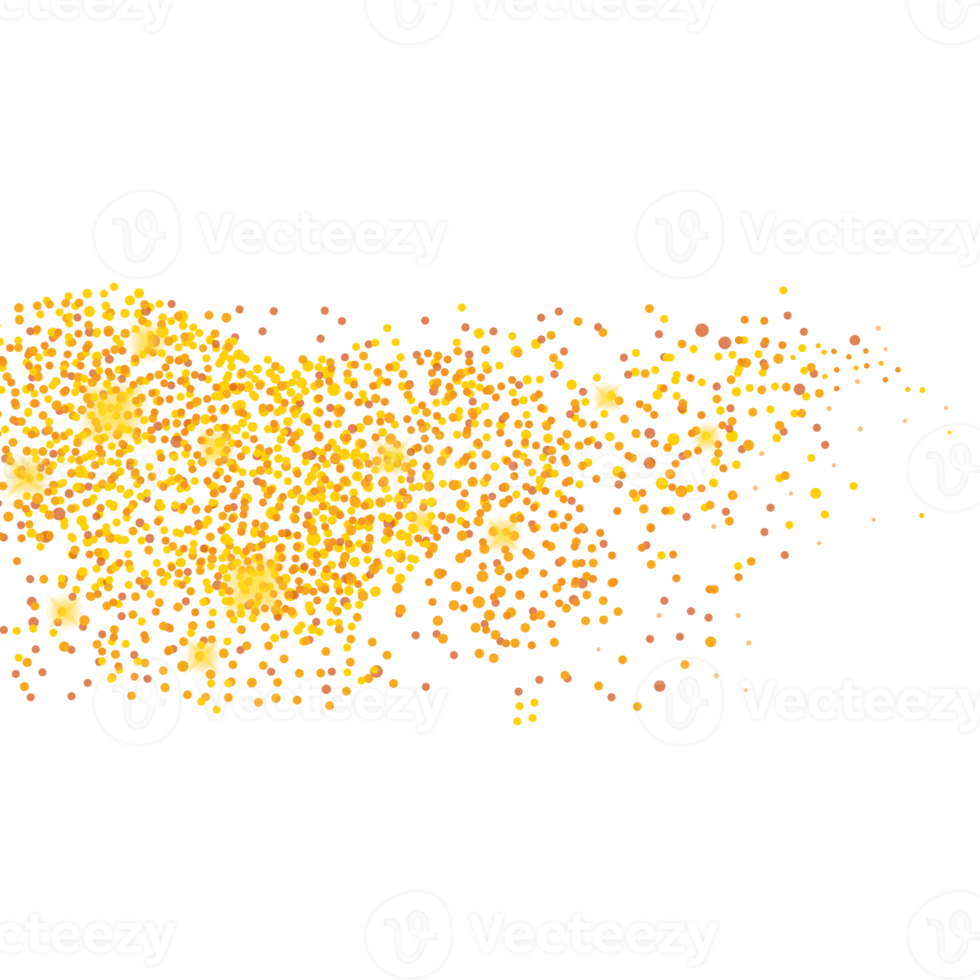 oro luccicante bokeh astratto sfondo png