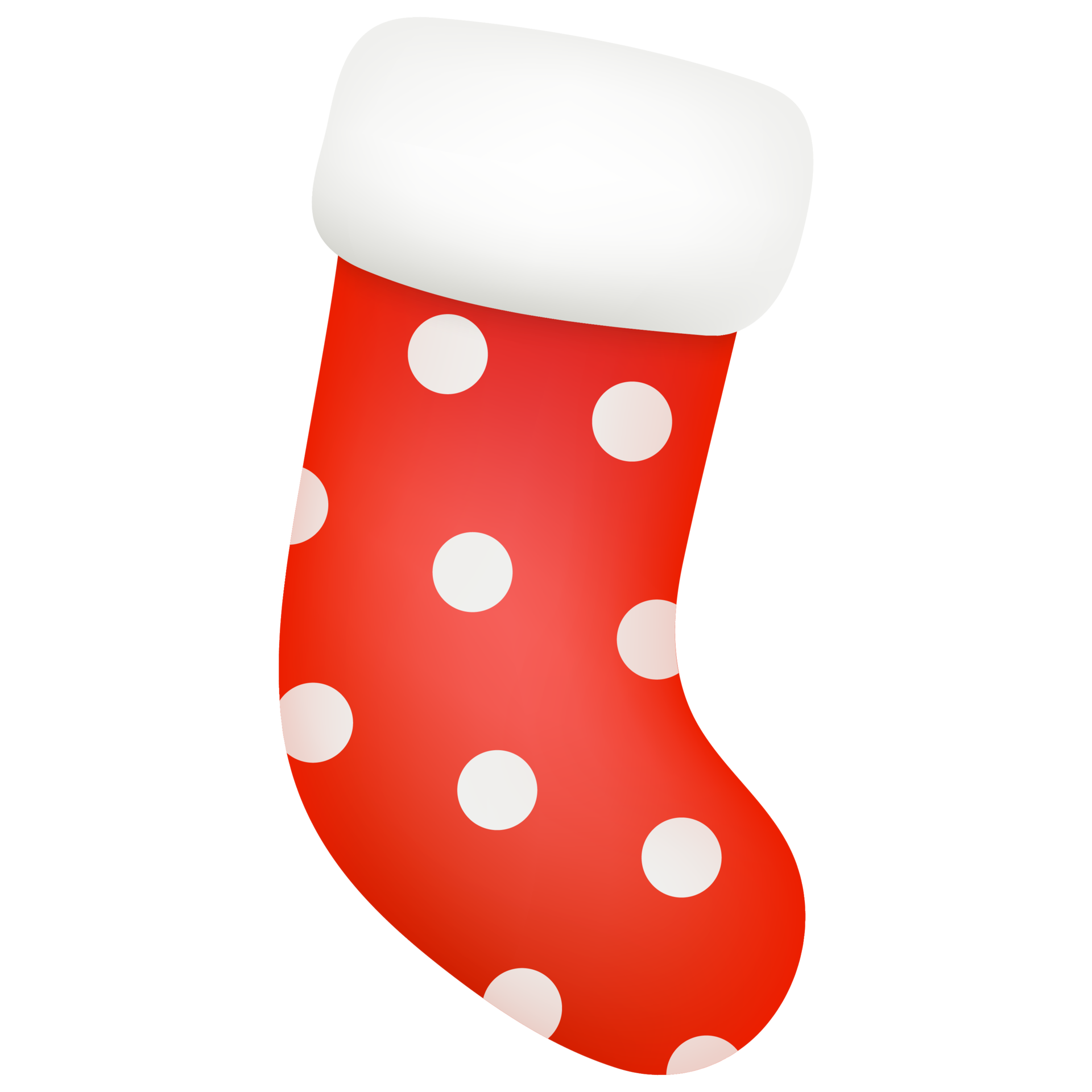 Christmas socks isolated on white background. Set of socks for