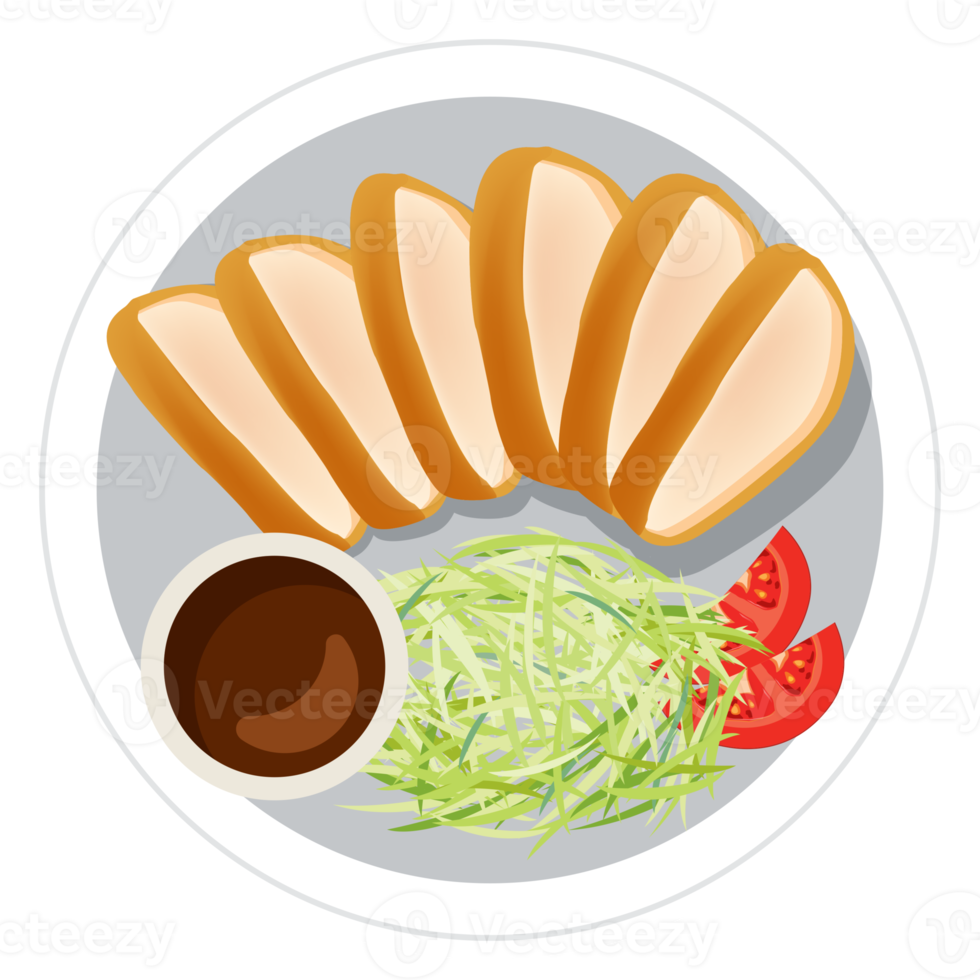 Tonkatsu japanese food. png