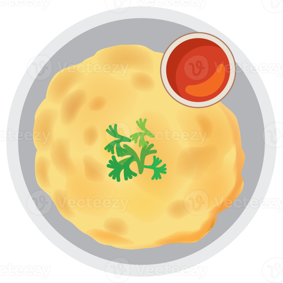 comida tailandesa de omelete. png