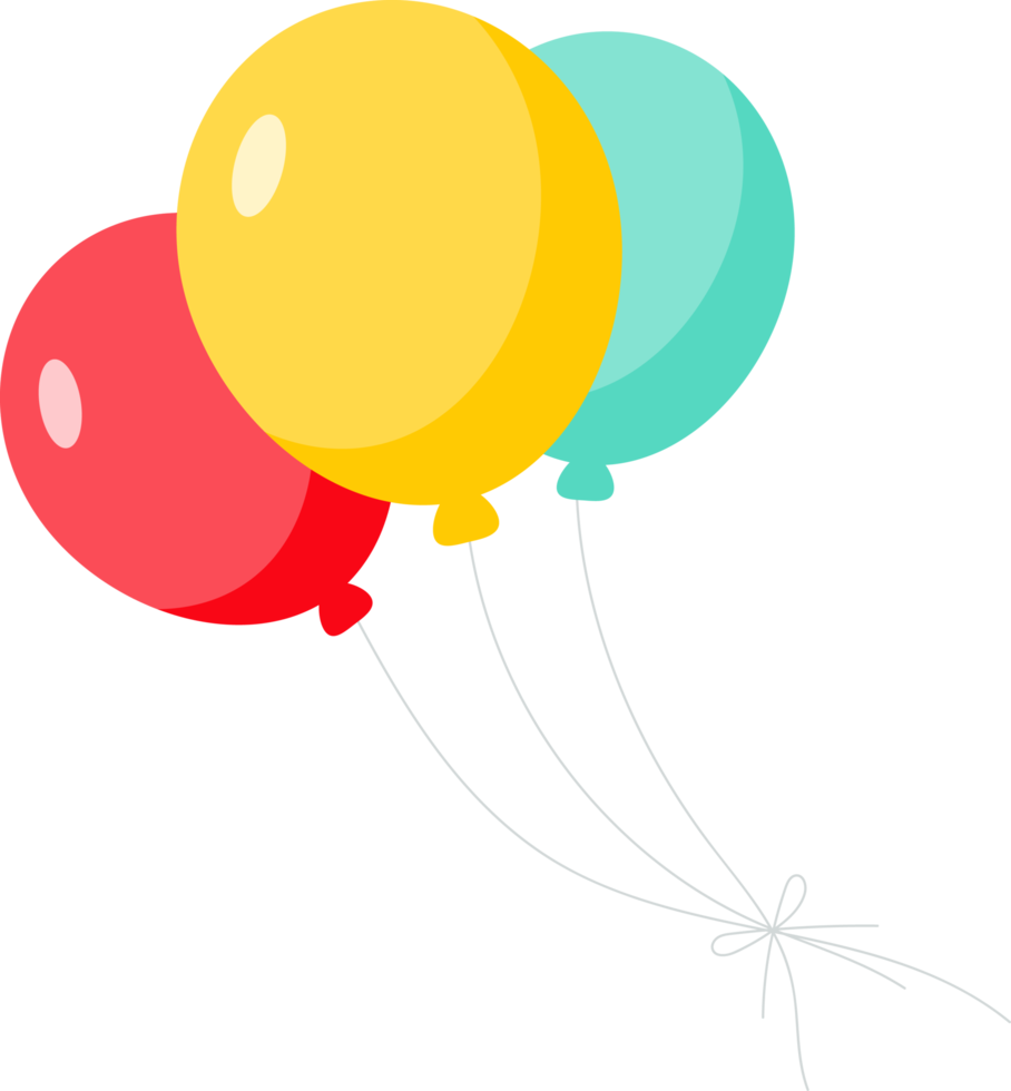 luftballons party illustration png