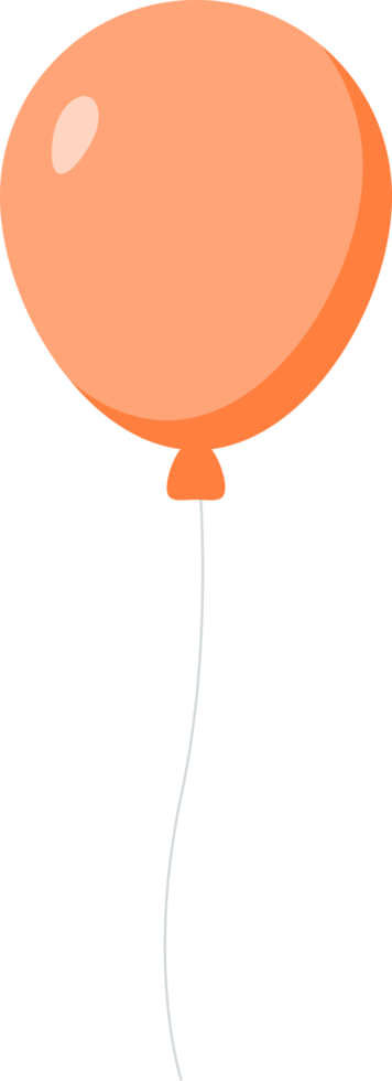 Balloon party illustration png