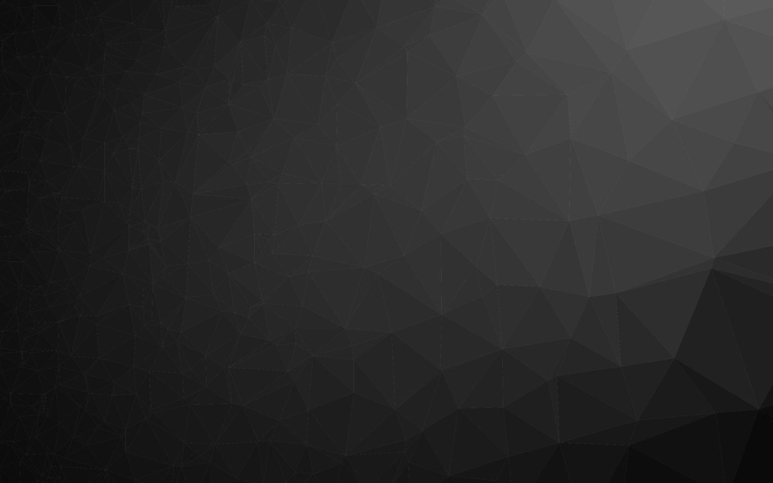 Dark Silver, Gray vector shining triangular template.