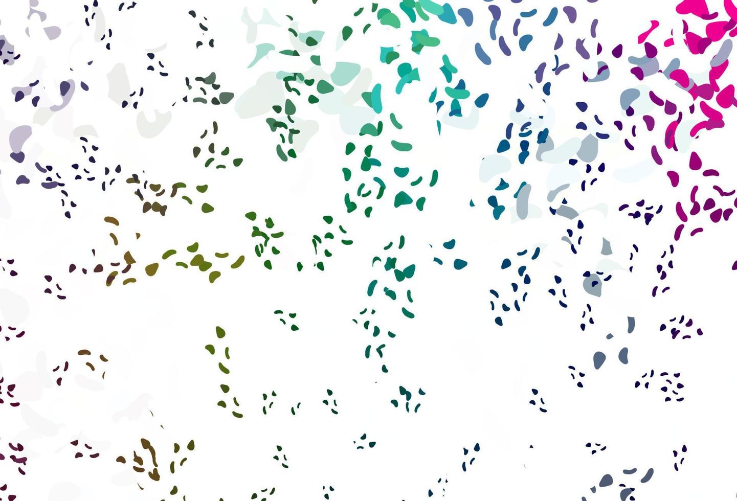 Light Multicolor, Rainbow vector background with abstract forms.