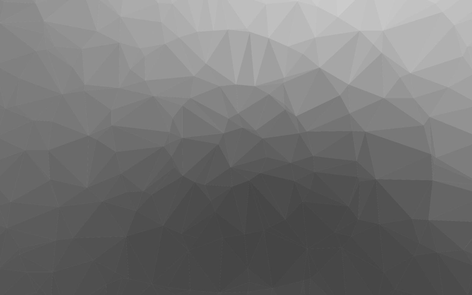 Light Silver, Gray vector polygon abstract layout.