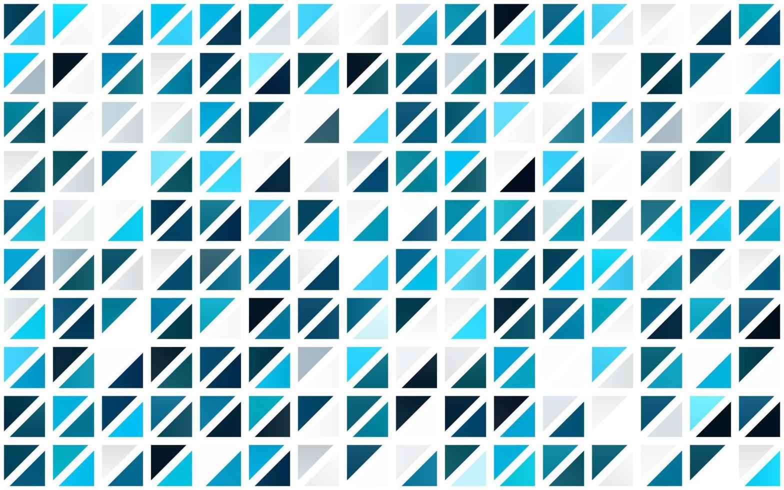 Fondo transparente de vector azul claro con triángulos.