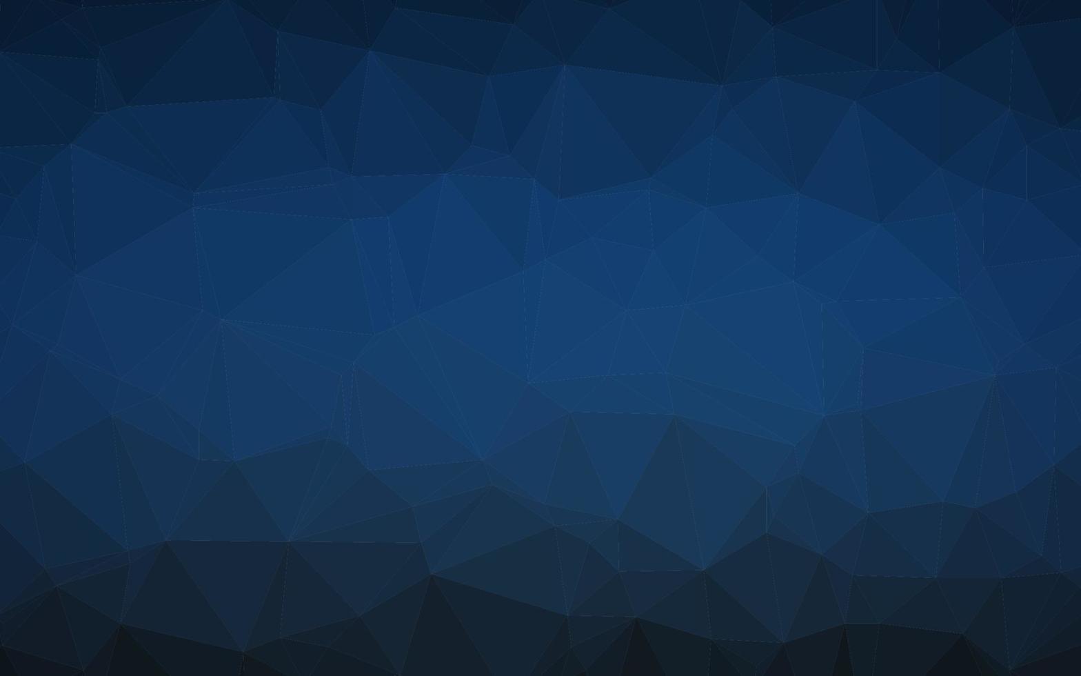 Dark BLUE vector triangle mosaic texture.