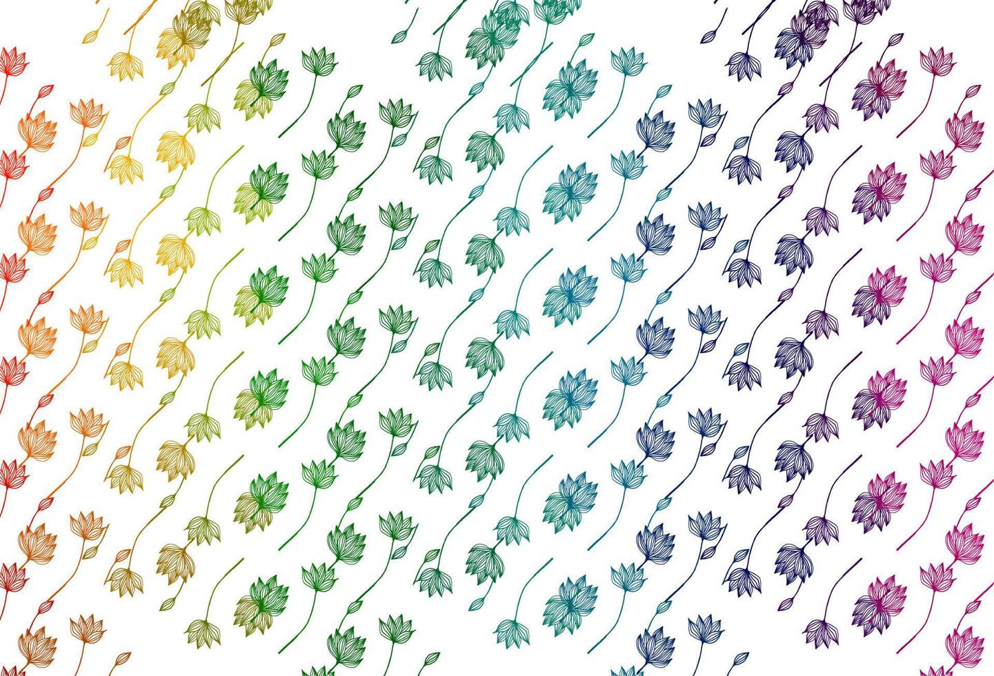 Light Multicolor, Rainbow vector doodle backdrop.