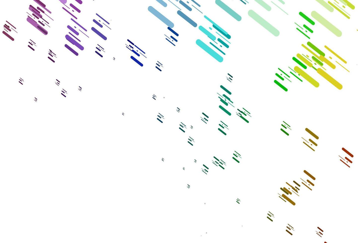 Light Multicolor, Rainbow vector layout with flat lines.