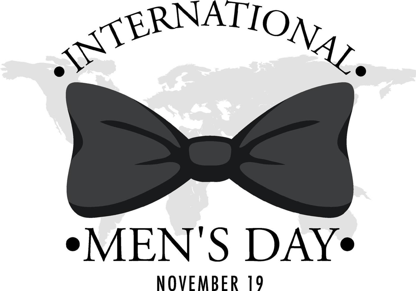 International Mens Day Poster Design vector