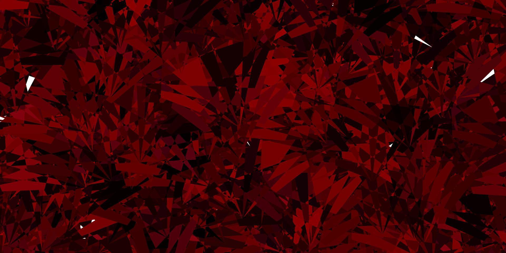 Dark Purple, Pink vector background with polygonal forms.
