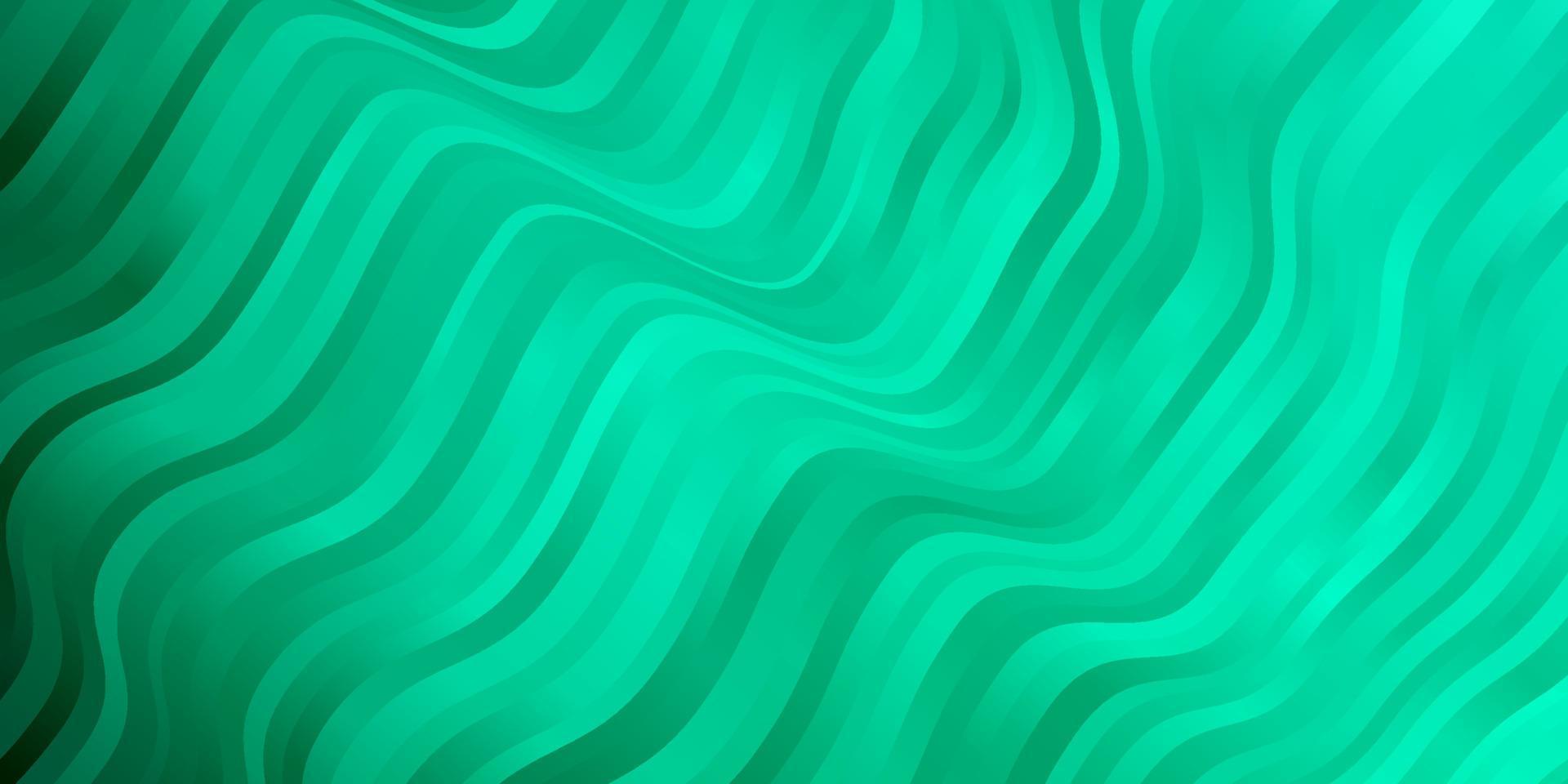 Fondo de vector verde claro con líneas dobladas.