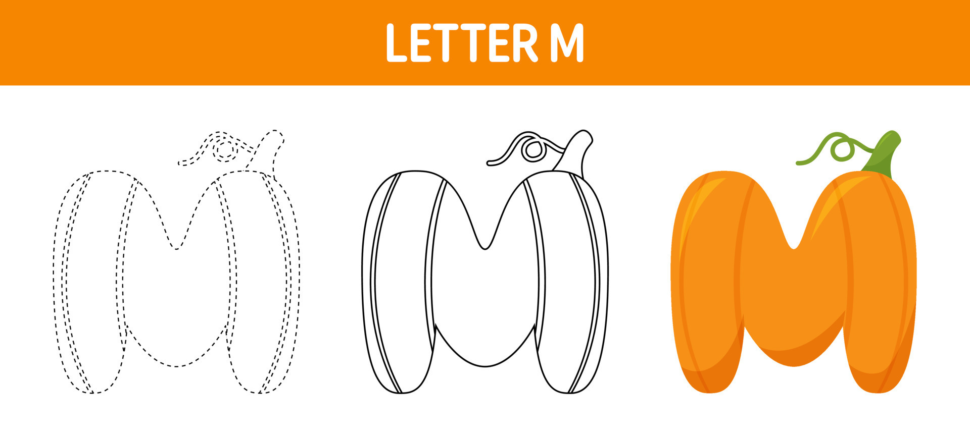 Letter M Pumpkin Tracing And Coloring Worksheet For Kids 13169928 letter-m-pumpkin-tracing-and-coloring-worksheet-for-kids-13169928