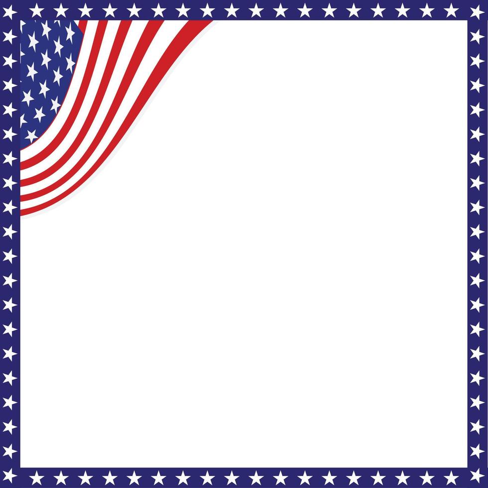 american flag background with stars vector