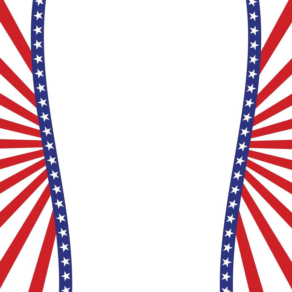 united states flag vector background