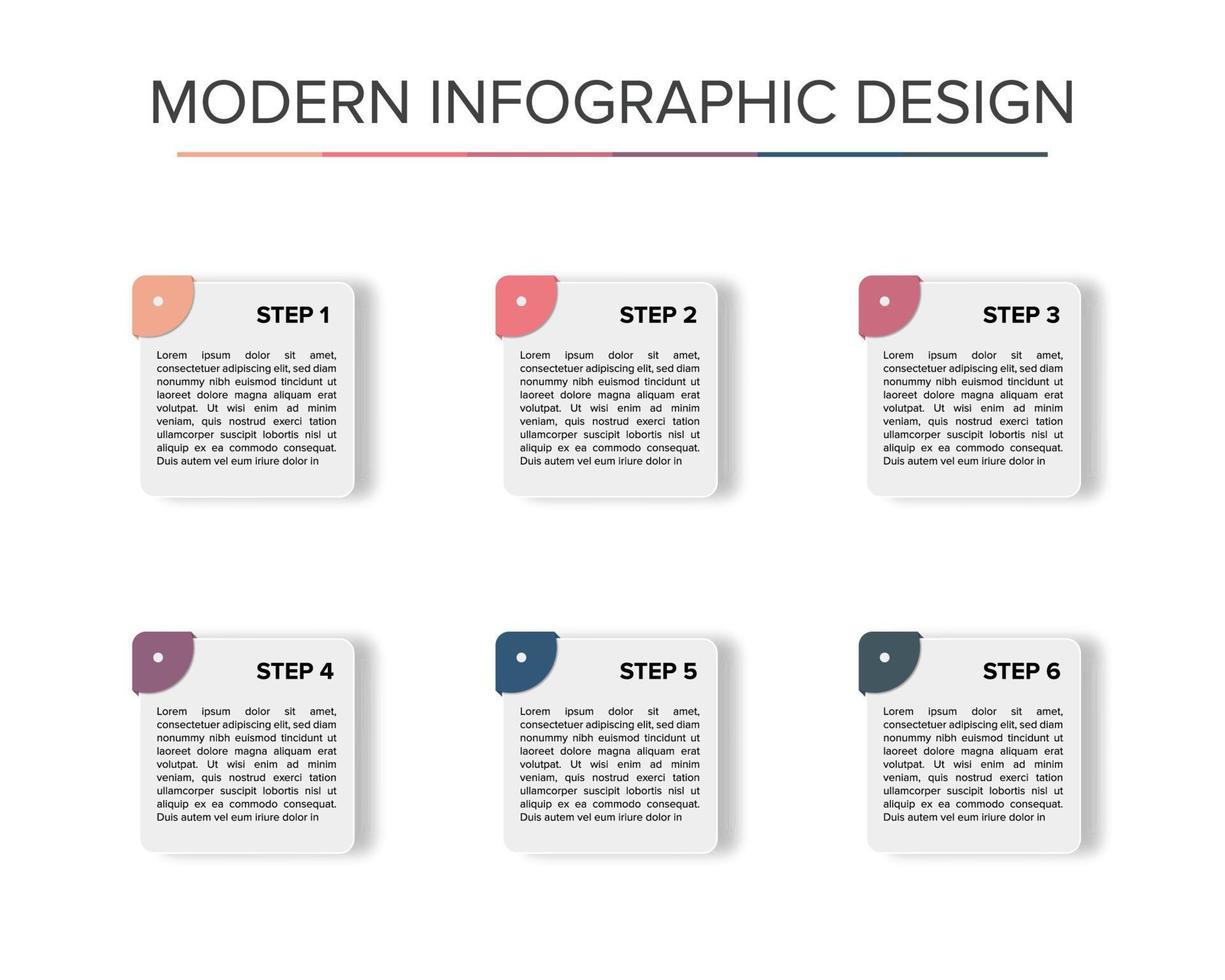 presentación de negocios de diseño de elementos infográficos modernos vector