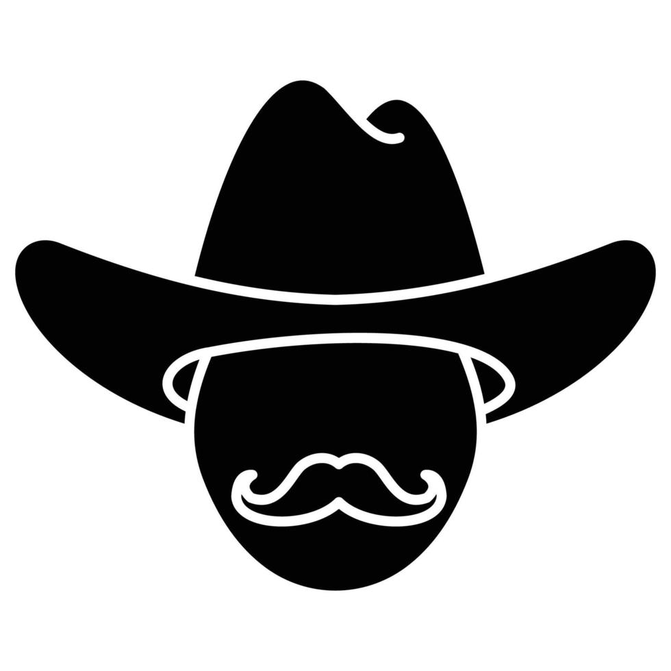 Cowboy  Which Can Easily Modify Or Edit vector