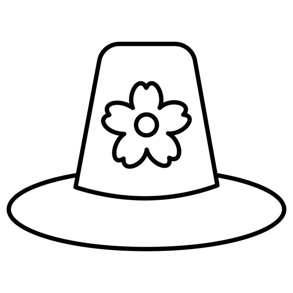 Fancy hat  Which Can Easily Modify Or Edit vector