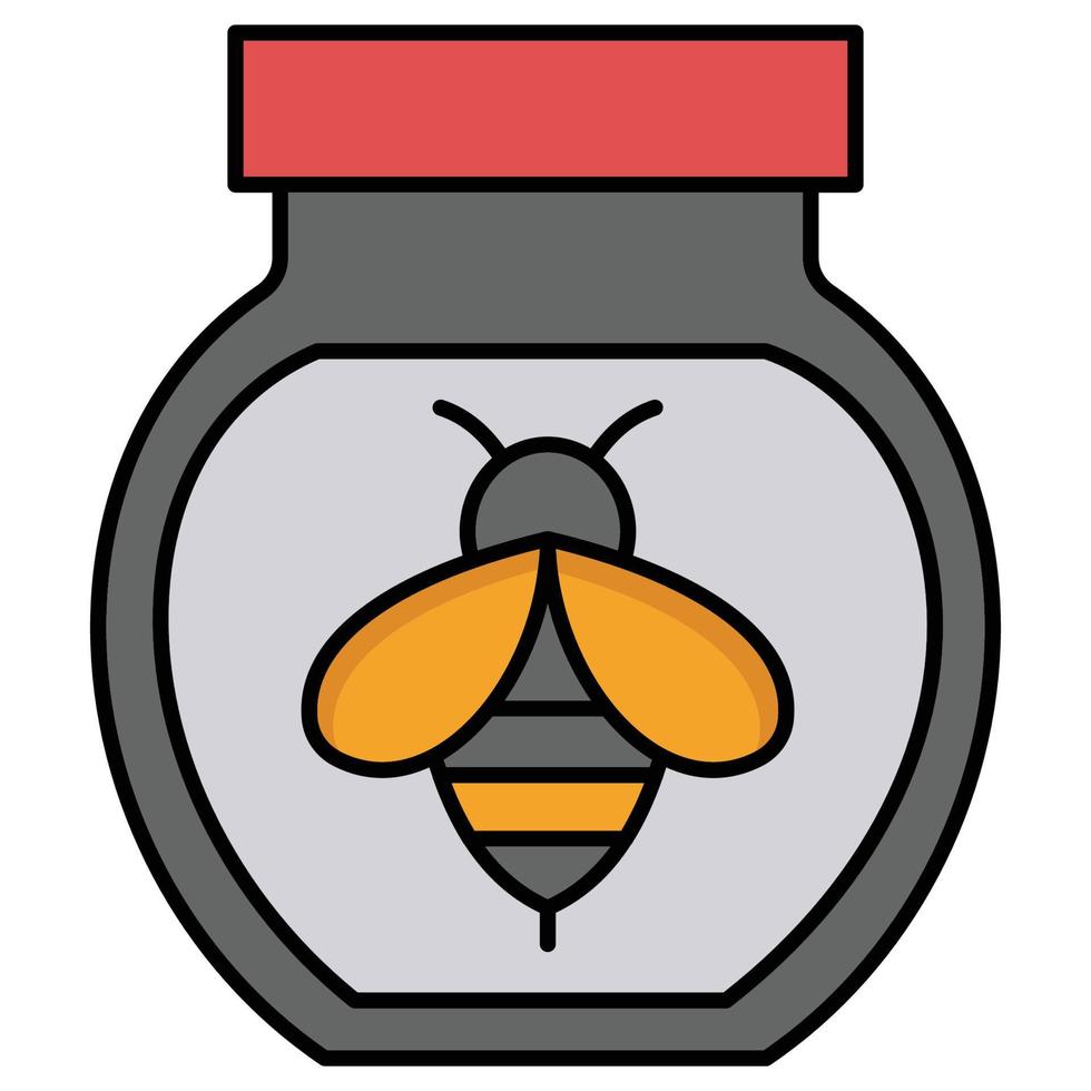 Honey jar  Which Can Easily Modify Or Edit vector