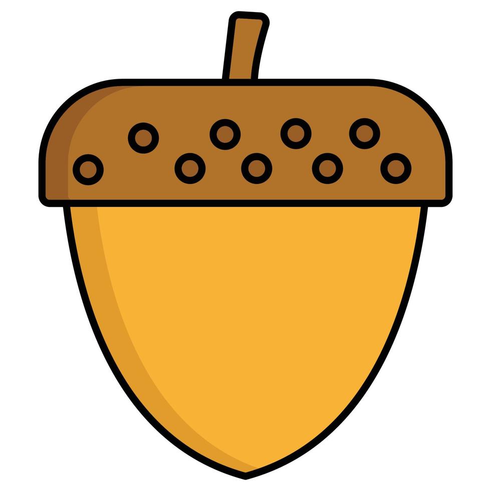 Acorn  Which Can Easily Modify Or Edit vector