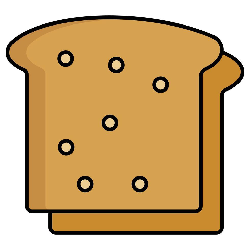 Bread slice  Which Can Easily Modify Or Edit vector